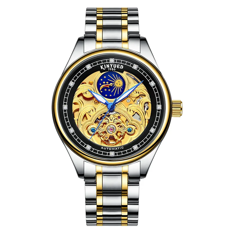 

Automatic mechanical watch men luminous waterproof Tourbillon wristwatch fashion casual formal man watch relogio masculino
