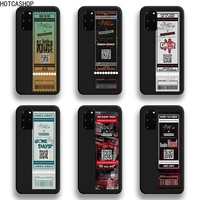stray kids air tickets design phone case for samsung galaxy s21 plus ultra s20 fe m11 s8 s9 plus s10 5g lite 2020
