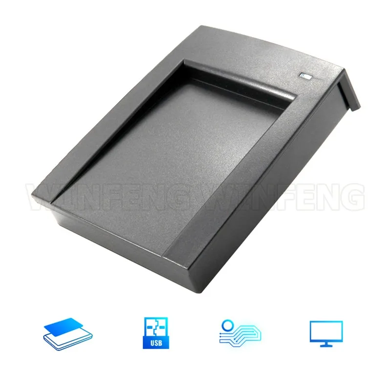 Водонепроницаемый считыватель карт RFID 125 кГц интерфейс USB устройство для чтения