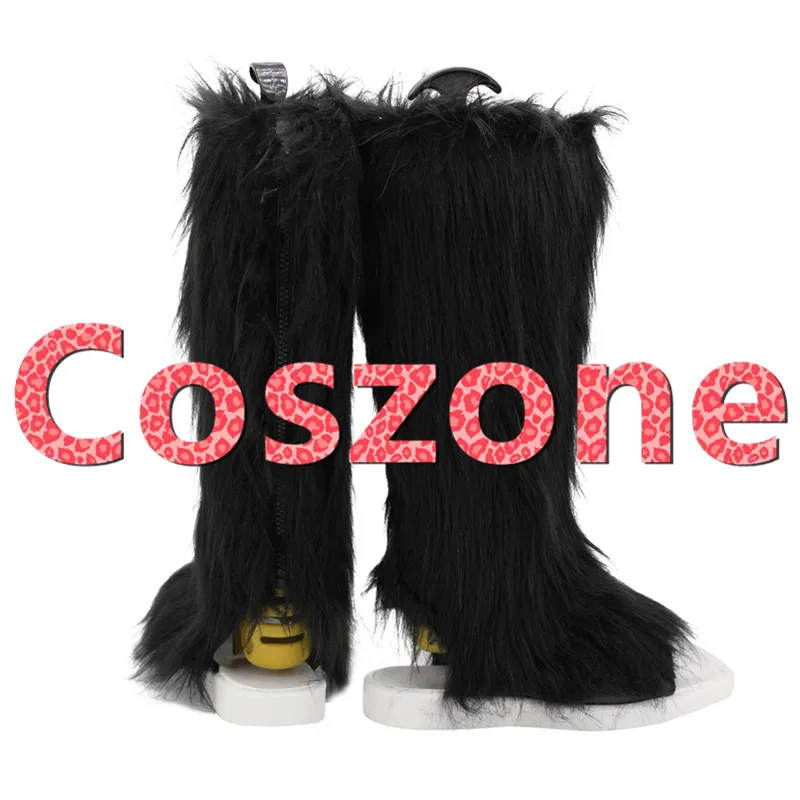 Demon Slayer Kimetsu no Yaiba Hashibira Inosuke Cosplay Shoes Boots Halloween Carnival Party Costume Accessories | Тематическая