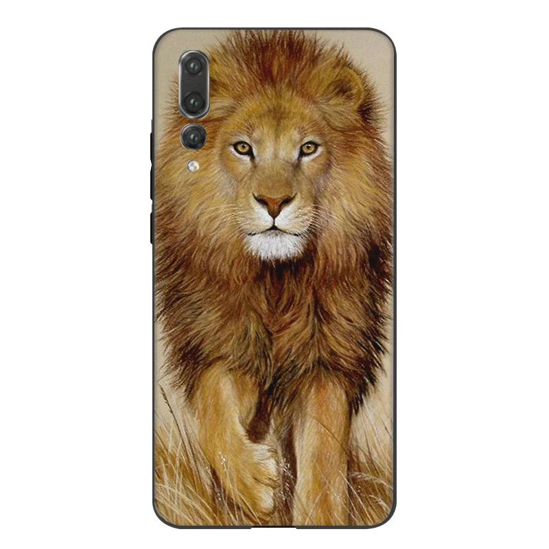 Мобильный Силиконовый чехол для телефона Honor Note 10 View 20 6A 7A 7C 7X8 8X 8C 9X9 Lite Pro Cover Lion Animal