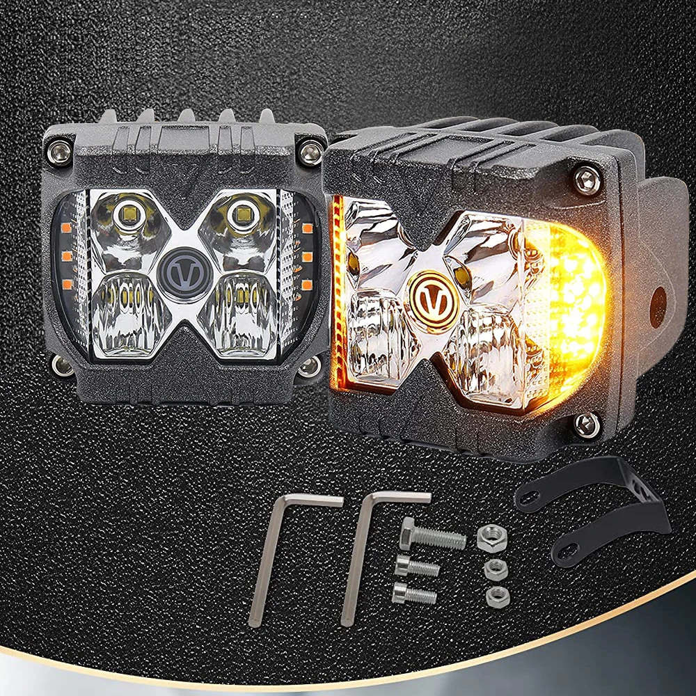 Желтые прочные и стробоскопические функциональные отдельные двухсторонние