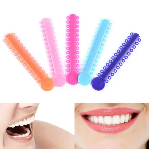 

20Pcs/ Bag New Rubber Band Elastic Dental Orthodontic Ligature Ties ( 1 Ligature Sticks = 24 Ligature Ring )