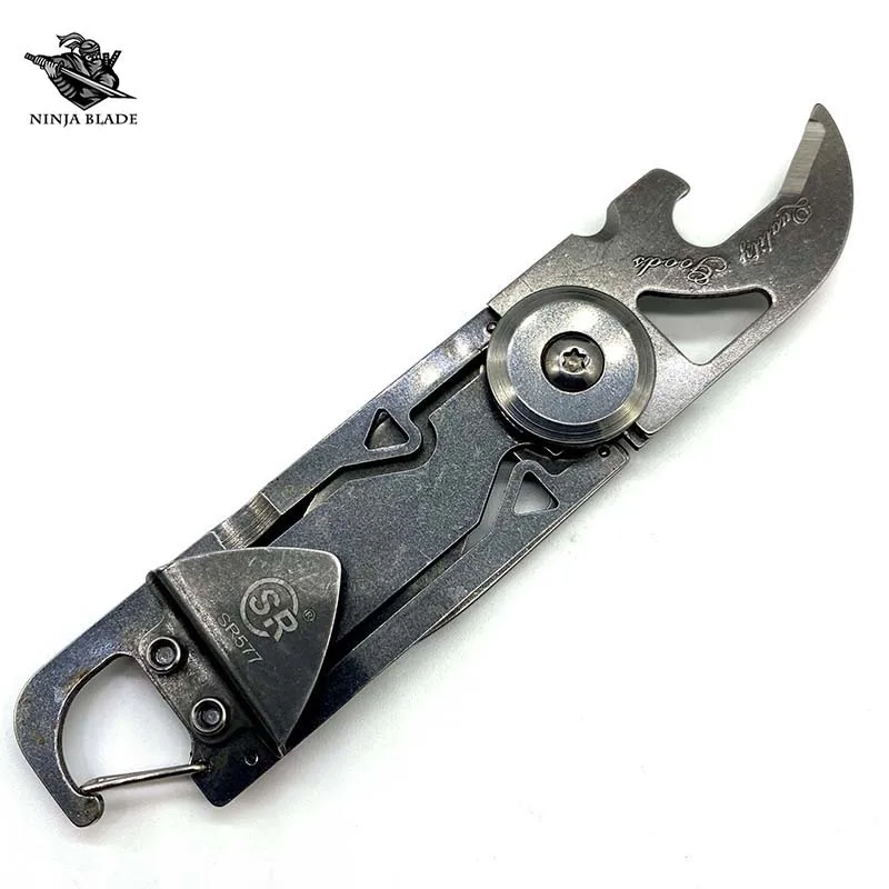 Многофункциональный складной нож из нержавеющей стали портативный карманный