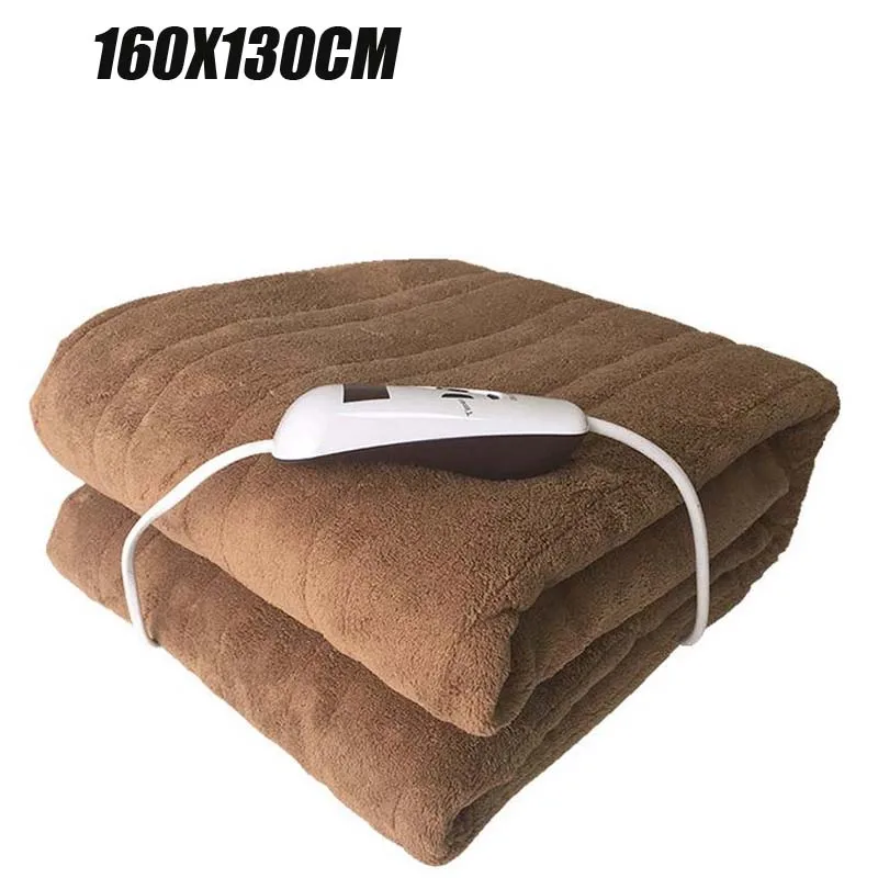 220 в домашнее электрическое одеяло с двойным контролем температуры, электрический матрас для студенческого общежития - Цвет: 160x130cm