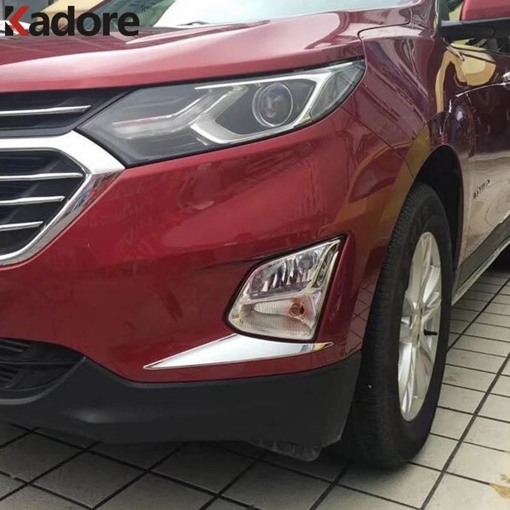 Для Chevrolet Холден Equinox 2018 2019 2020 хромированный передние противотуманные фары