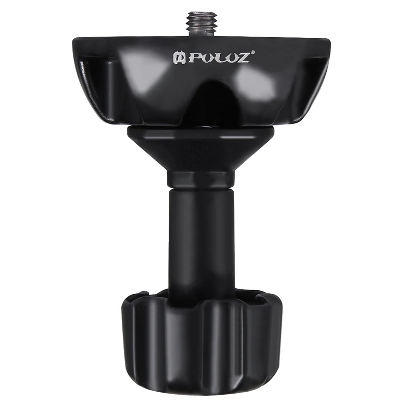 PULUZ 75mm Semisphere Converter Half Ball Flat to Bowl Adapter with 1/4" and 3/8" Screws for Fluid Head Tripod DSLR Rig Camera