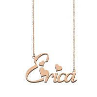 erica name necklace custom name necklace for women girls best friends birthday wedding christmas mother days gift