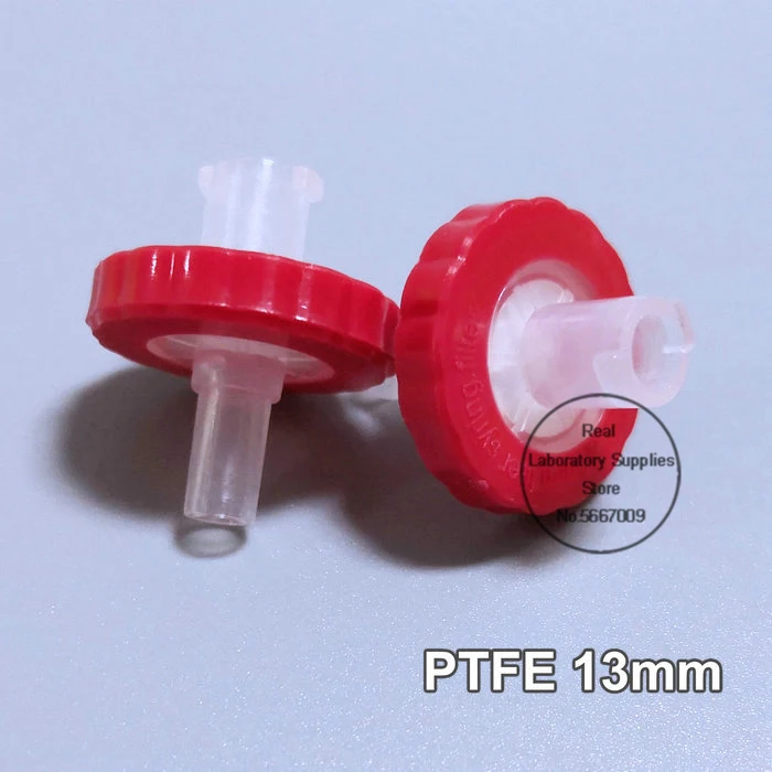 100 шт. шприцевой фильтр PTFE Luer Millipore для лаборатории 13 мм 25 гидрофильный игольчатый