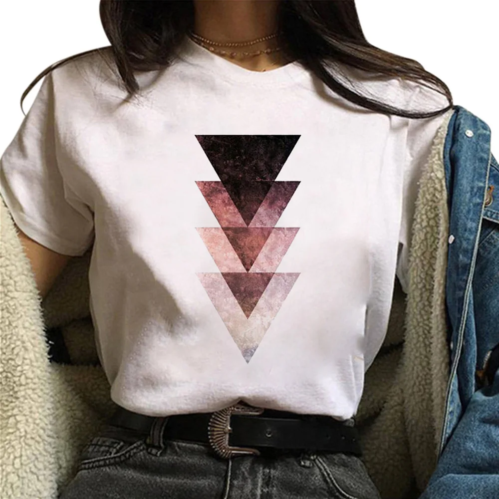

Women Summer O-neck T-shirt White Short Sleeve Causal Tops