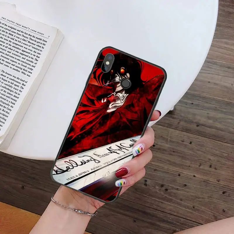 

Hellsing Alucard Fan japanese animeluxury design Phone Case coque For Xiaomi Redmi note 7 8 9 t k30 max3 9 s 10 pro lite
