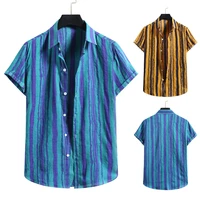 fardress spring and summer new mens short sleeved floral shirt hawaiian shirt