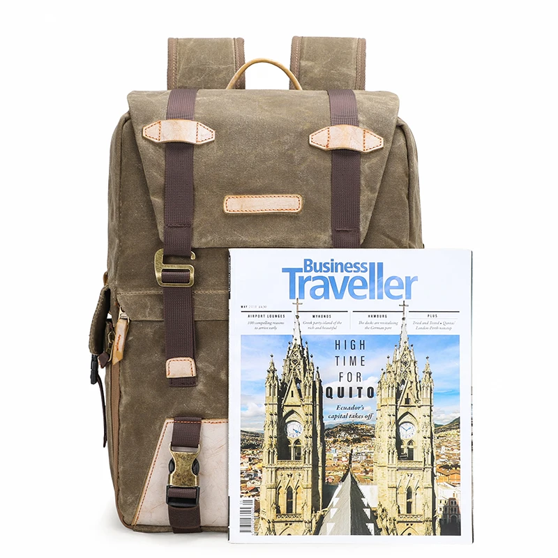 multi functional vintage camera bag backpack waterproof backpack for camera and laptop 15 6 inch free global shipping