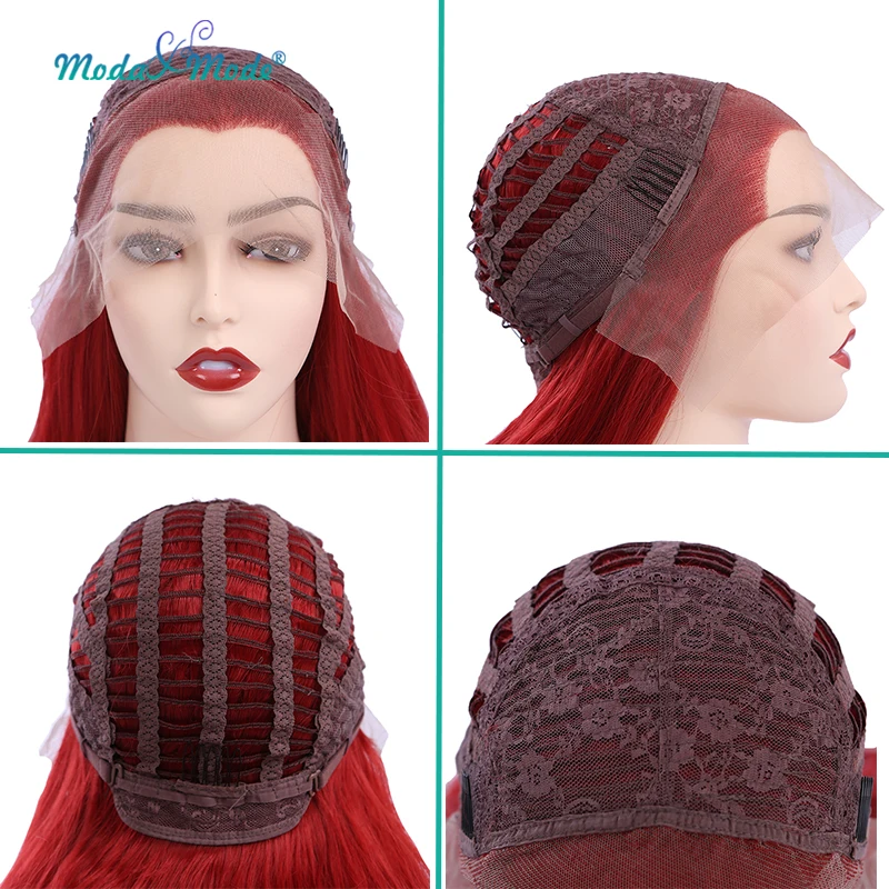 

Moda & Mode hair Red Wig Cosplay Wig 28 Long Loose Wave Blonde Lace Wig Natural Hairline Heat Resistant Synthetic Lace Front