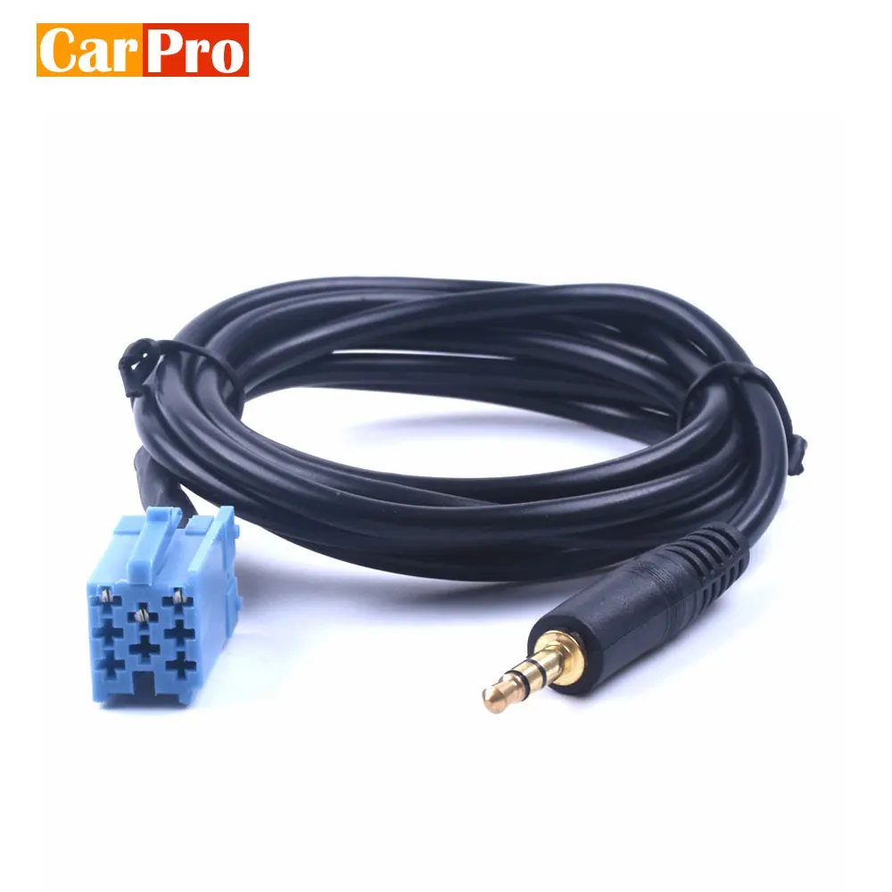 

3.5mm Vehicle Audio Input Cable Mp3 Mp4 Cell Phone Connetor CD Player Adapter for VW Passat B5 Bora Polo for fiat bravo