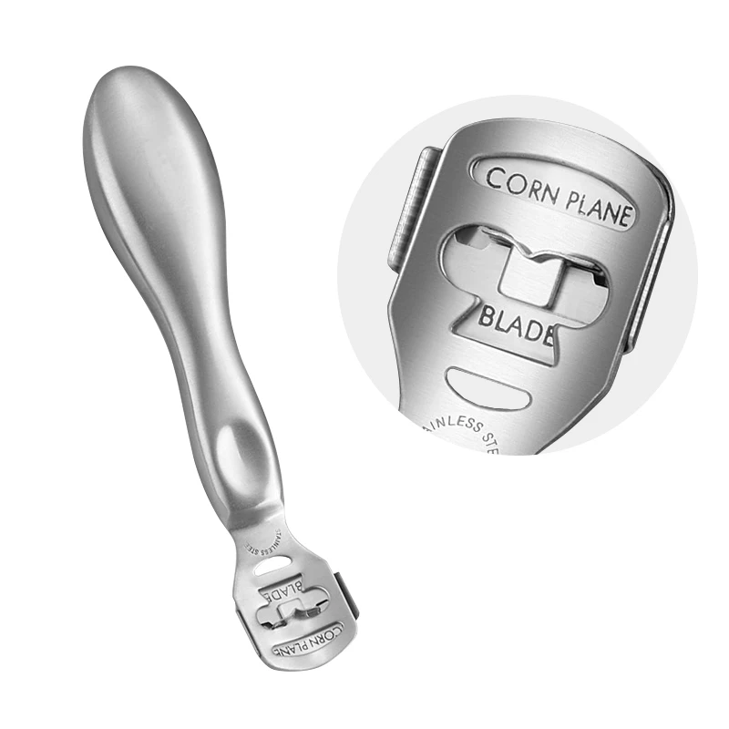 Лезвия для бритья из нержавеющей стали Рашпиль ногтей инструменты маникюра