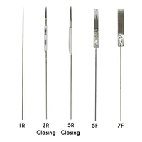 microblading machine needles set mixed size 1r3r5r5f7f sterile microshading needle microblading eyebrow needles 50pcs