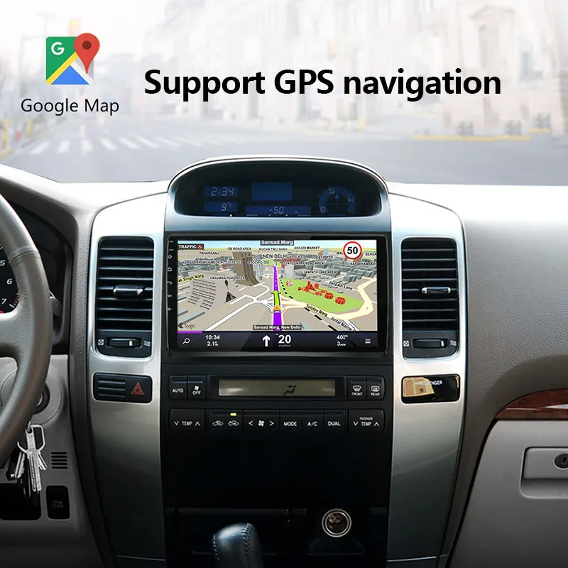 Автомобильный радиоприемник с навигацией мультимедийный плеер 2 ГБ + 32