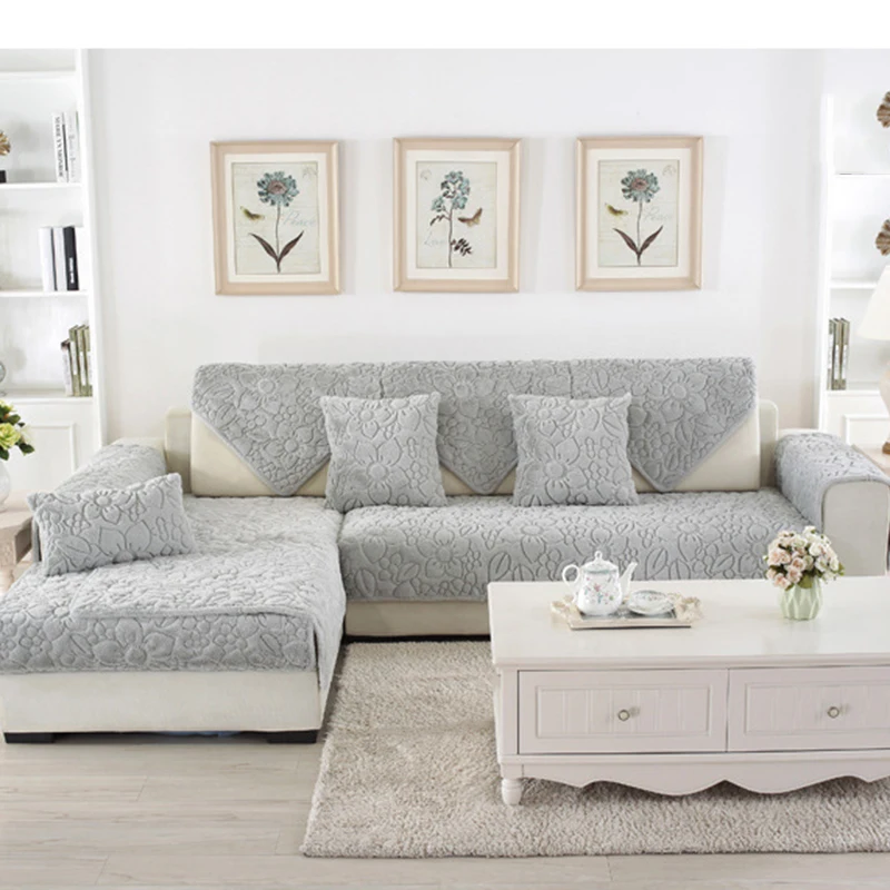 

Winter Warm Sofa Cover for Living Room Sofa Towel Pet Dog Kids Sofa Mat Protector Non-slip Couch Slipcover Seat Sofa Cover