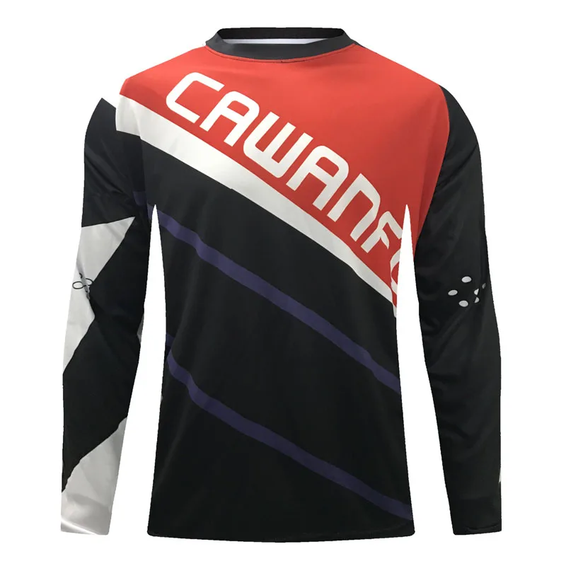 

New Arrivals BMX Quick Dry MTB Jersey Enduro DH Shirt MX Moto Racing Top Long Sleeve Dirt bike Clothing