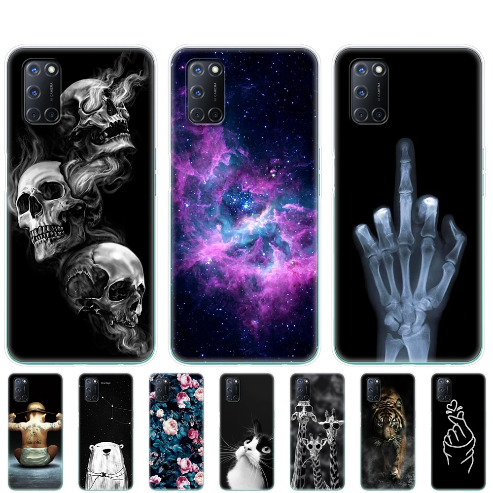 

For OPPO A52 Case A92 A72 Case 6.5" Silicon Soft TPU Back Phone Cover For OPPO A 52 72 92 Case OPPOA92 OPPOA72 OPPOA52 Case Bag