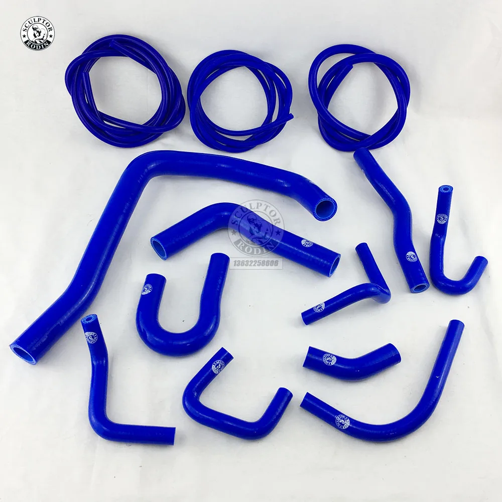 Комплект силиконовых шлангов радиатора + Набор вакуумных для 88 91 Honda Civic/CRX EE EF / CR X