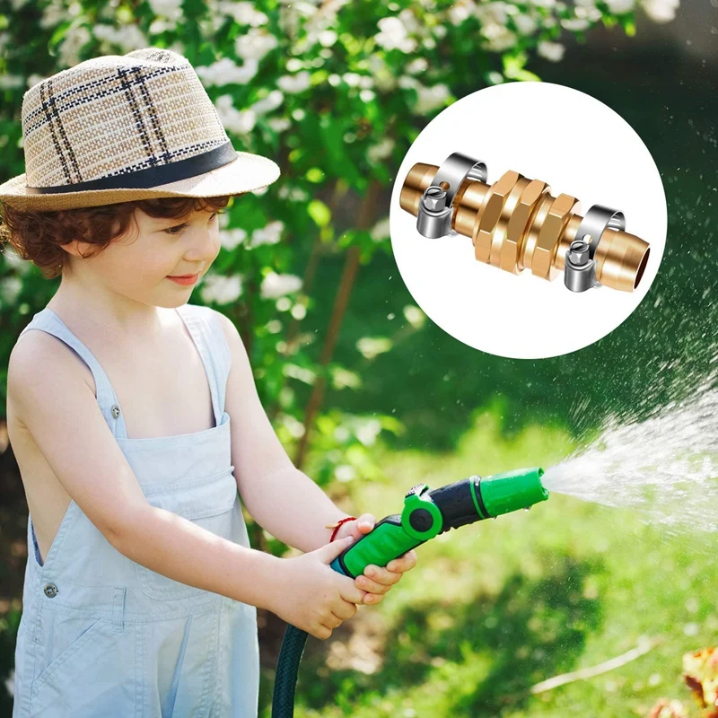 4 шт. 3/4 дюймовый для садового шланга Mender конец Ремкомплект ремонт разъем мужского