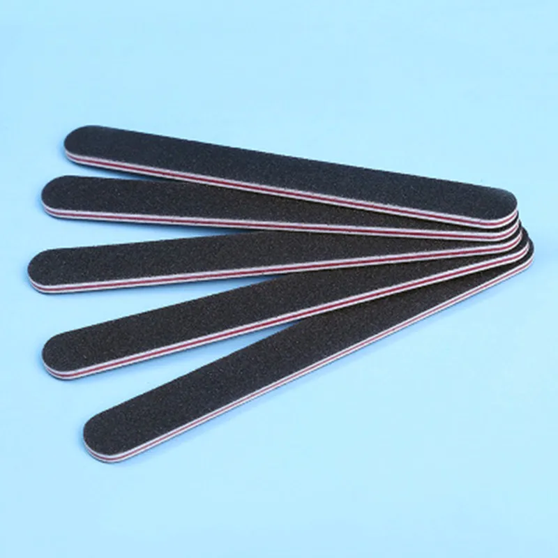 Пилка для ногтей из наждачной бумаги двухсторонняя пилочка с бумагой 100/180 Набор