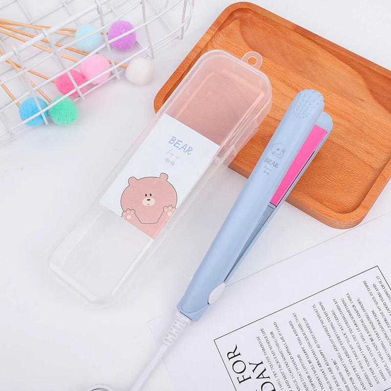 Новый мини выпрямитель для волос плойка бороды расческа щипцы завивки утюжок