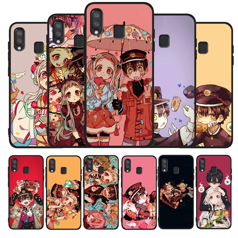 Аниме унитаз Hanako-kun черный телефонный чехол для Samsung Galaxy A71 A51 A41 A31 A20E A10 A20 A40 A50 A70 M30S