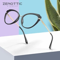 zenottic retro women acetate cat eye glasses frames fashion eyewear retro ladies optica prescription glasses frames