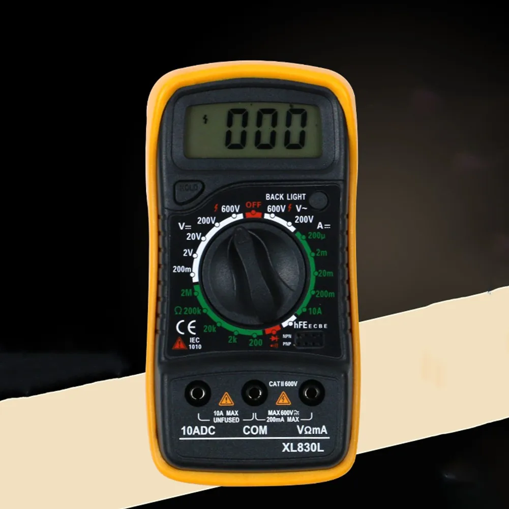 

XL830L Professional Digital Multimeter Uni-t AC DC Voltmeter Ammeter Ohmmeter Voltage Indicator Tester Meter Electric Tools