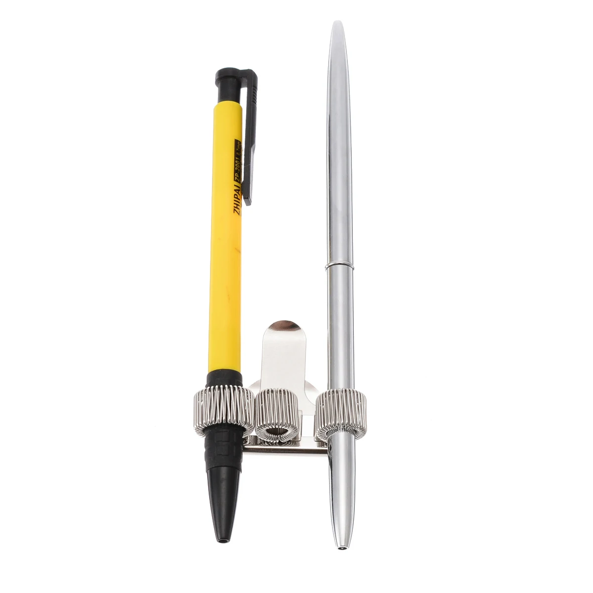 1 шт. металлический держатель для ручек с тремя отверстиями и карманом| |