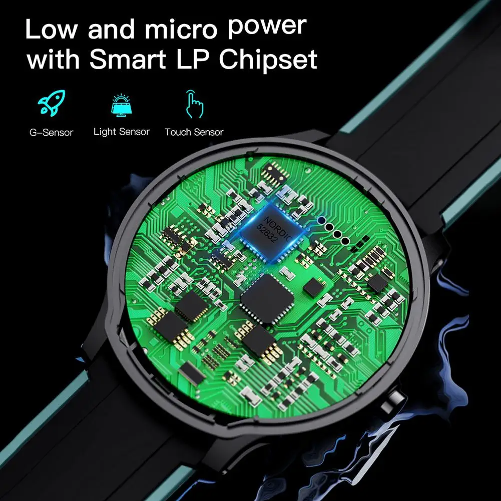 Смарт-часы Kospet Probe мужские круглые с Bluetooth спортивные часы браслет-трекер браслет
