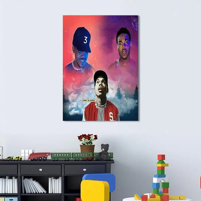 

HD Canvas Print Home Decor Art Painting Chance The Rapper Acidrap 10 Day Album Cover Poster