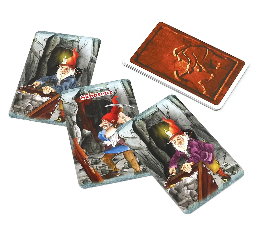 2021 Saboteur 1 + 2 настольные игры с расширением Высококачественная карликовая игра для