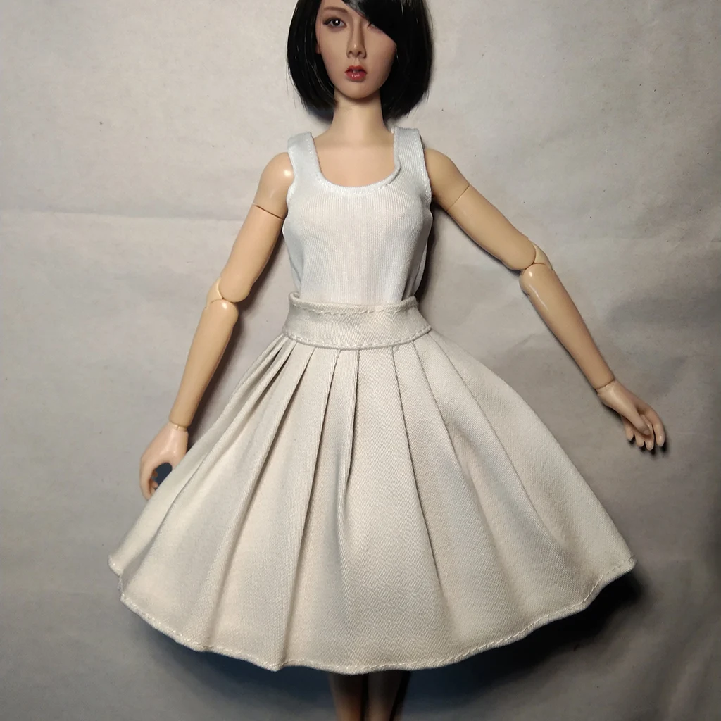 

1:6 Fashion Female Doll Pleated Skirt Clothes for BJD 12inch Doll Accessory