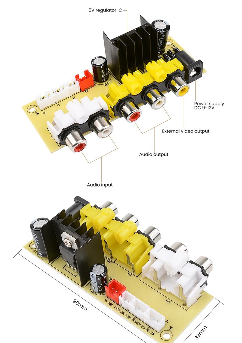 4 3-дюймовый ЖК-аудио видео декодер плата DTS без потерь Bluetooth приемник MP4/MP5 ВИДЕО