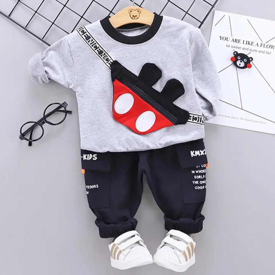 Детский спортивный костюм с длинным рукавом рубашка и штаны | Детская одежда