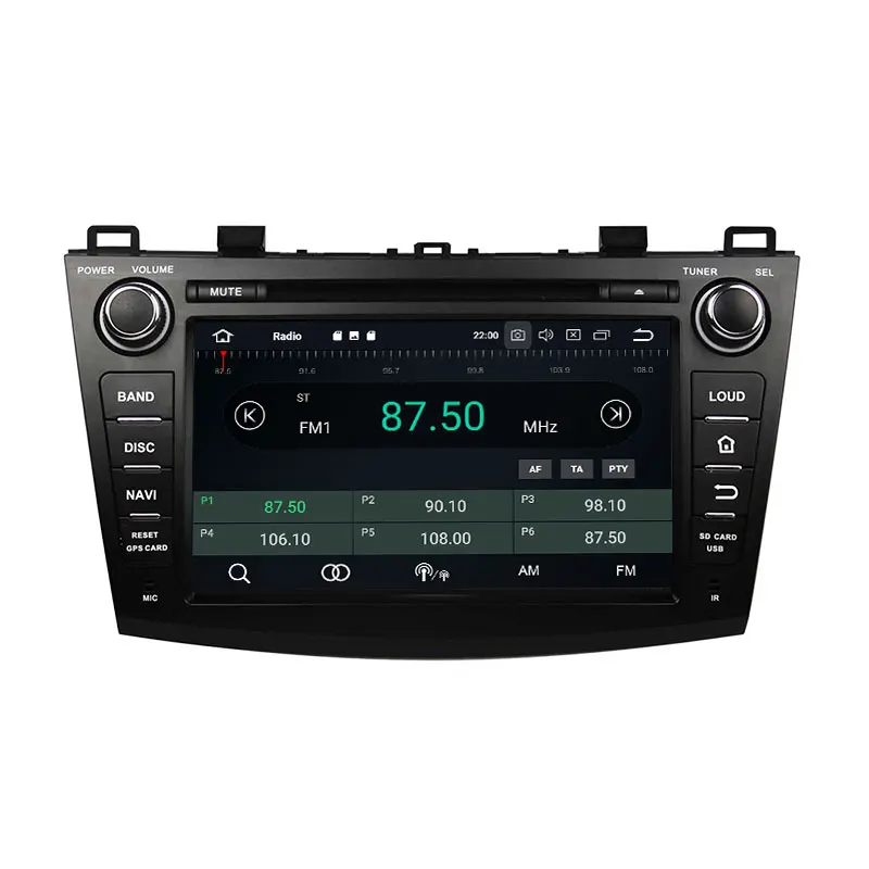 Автомагнитола 2 Din для MAZDA 3 9 0 2009 мультимедийный проигрыватель + 16 ГБ 4 32 64 8 дюймов