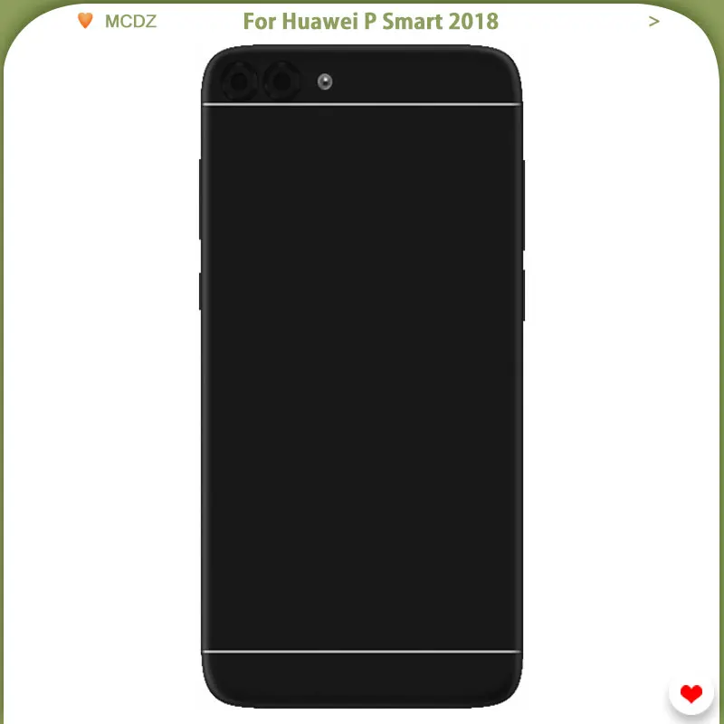 Для смартфона Huawei Enjoy 7 S/P 2018 задняя крышка корпуса + рамка для камеры Боковая