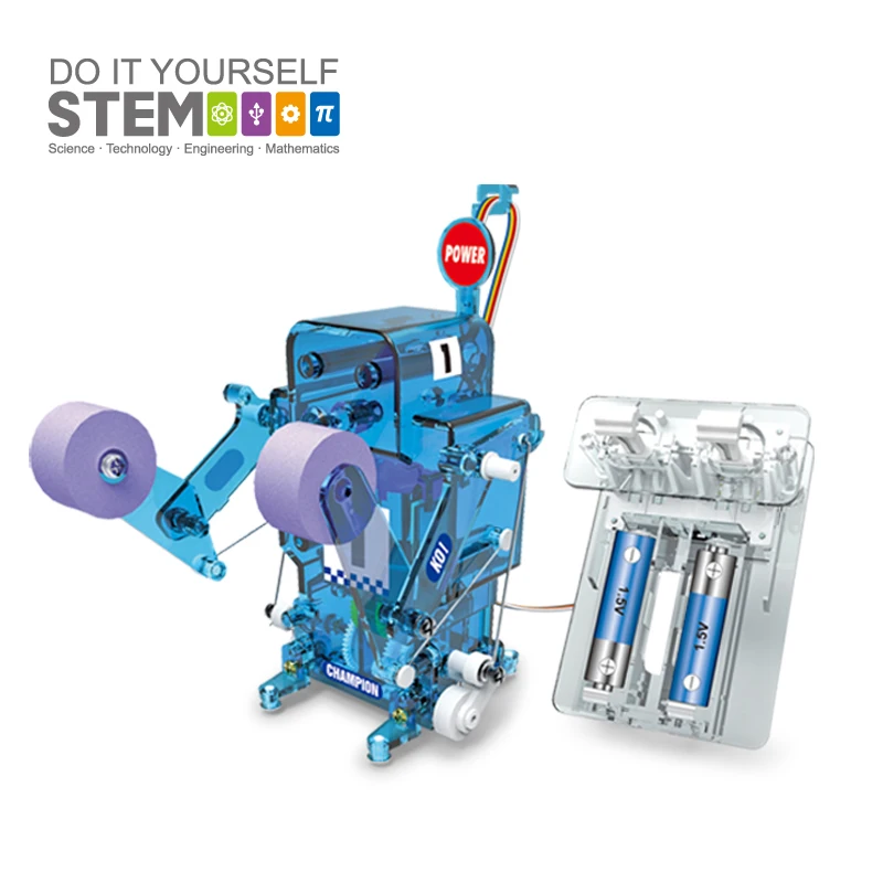 Самособирающийся боксерский робот конструктор SUBOTECH для самостоятельной сборки