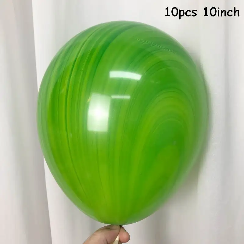10pcs 10inch Вечерние шары в стиле сафари в джунглях, латексные шары в виде животных, воздушные гелиевые шары с цифрами, декор для детского дня рождения - Цвет: 10pcs 10inch