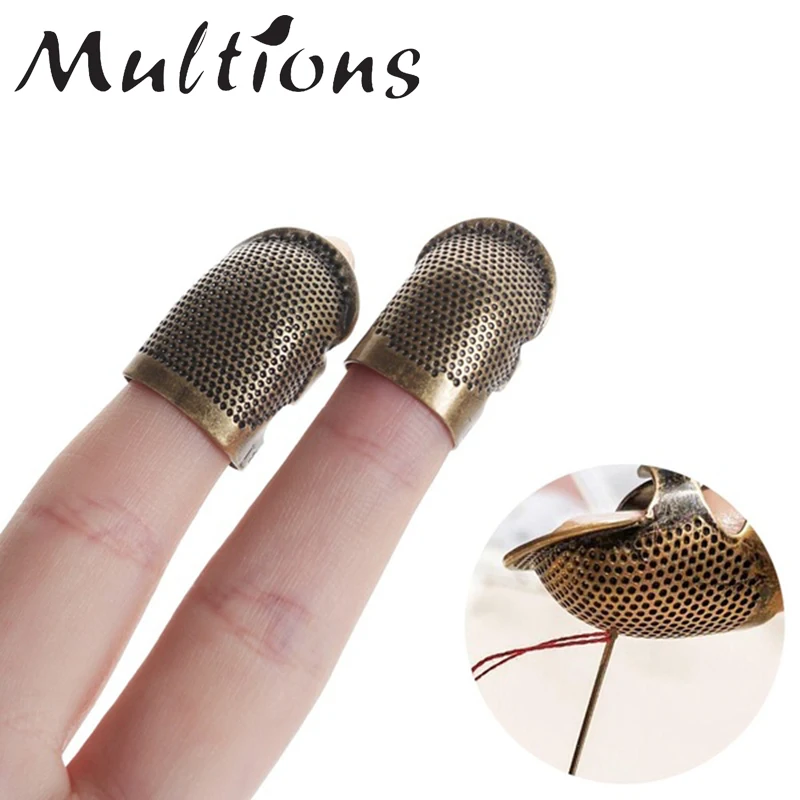 Регулируемый металлический наперсток для пальцев 1 шт.|Швейные инструменты и