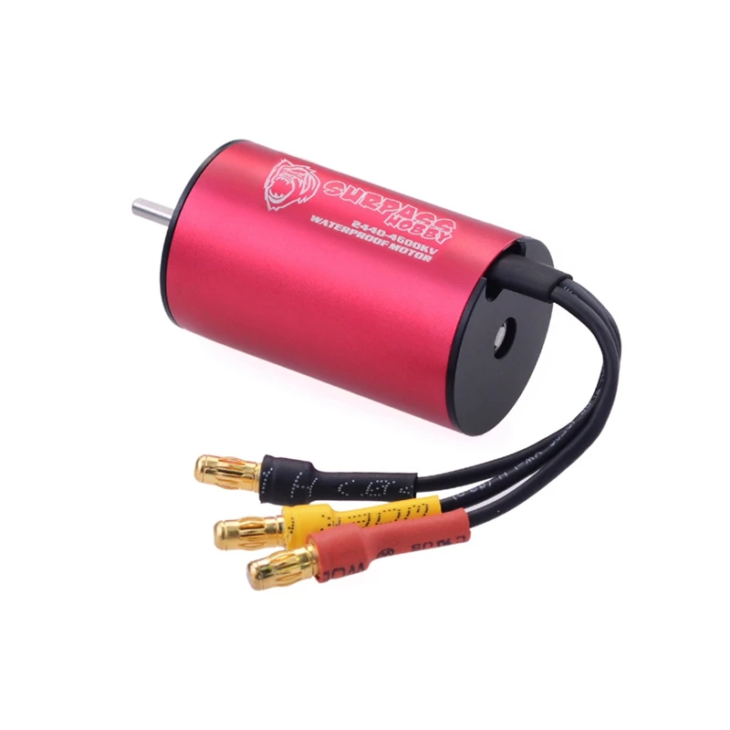 

SURPASS HOBBY Waterproof Combo 2440 4600KV Brushless Motor with 35A ESC + S0300P 3KG Servo for 1/16 1/18 RC Car Truck
