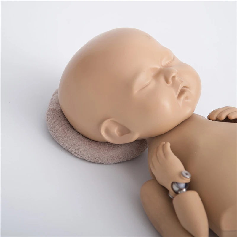 Almohada de pose para sesi&oacute;n de fotos, accesorios de estudio de fotograf&iacute;a, almohada de modelado de fotos de beb&eacute;, accesorios de fotograf&iacute;a de reci&eacute;n nacido, 2 piezas-3