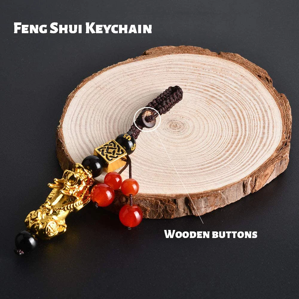 Pendant Charms Pixiu Beast Bring Lucky and Wealth Chinese Fengshui Charm Car Key Pendants Keychain Bag Bracelet Accessories images - 6