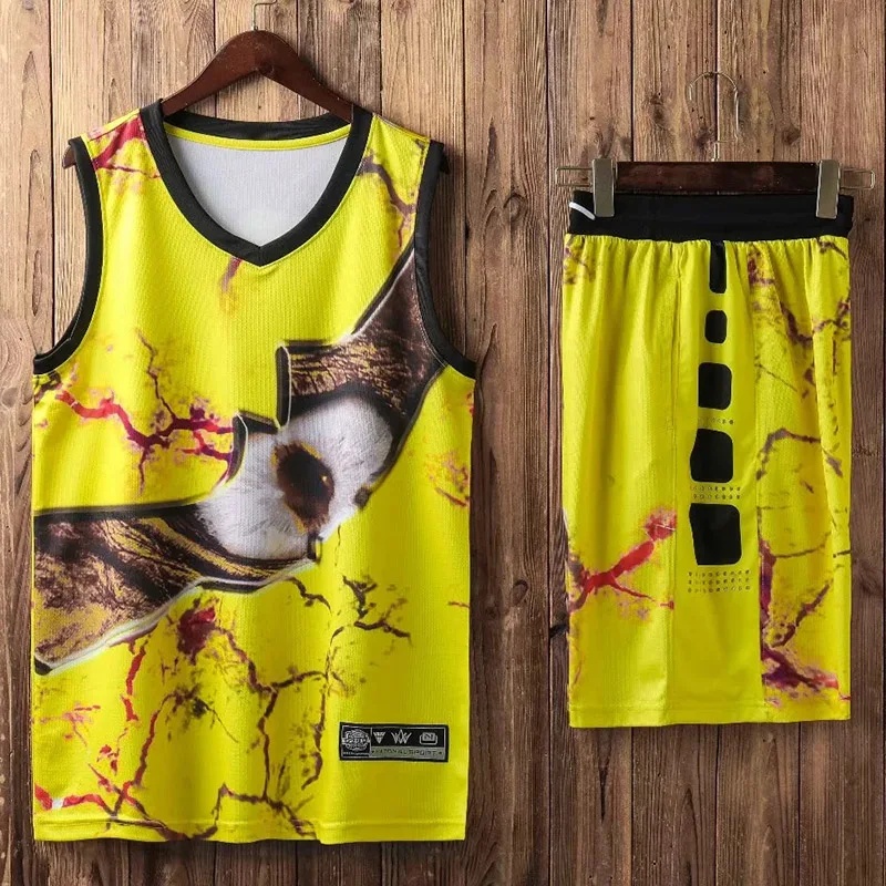 Мужские баскетбольные Джерси Униформа спортивный комплект женская одежда