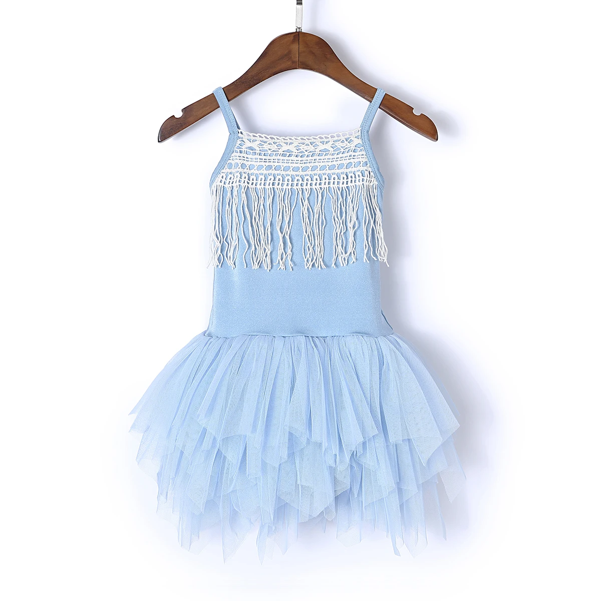 Flofallzique Sweet Baby Girl Dress Summer Sling Outdoor Leisure Show Toddler Princess Party Kids Clothes 1-6Y | Детская одежда и