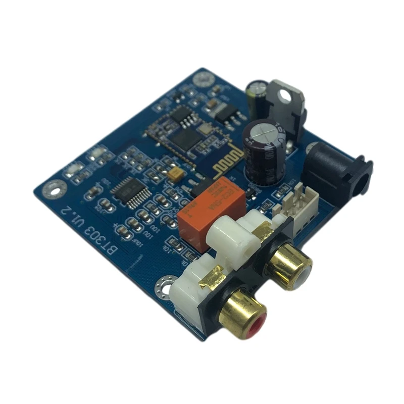 Модуль Bluetooth 5 0 постоянного тока 7-12 В с поддержкой A2DP/AVRCP/HFP/AAC/I2S Φ модуль для